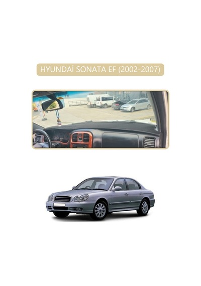 Hyundai Sonata Ef 2002-2007torpido Koruma Halısı Bej Kenar