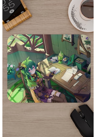 Collei Genshin Impact Anime Gacha V4 - 22x18 Gaming Mouse Pad Fare Altlığı