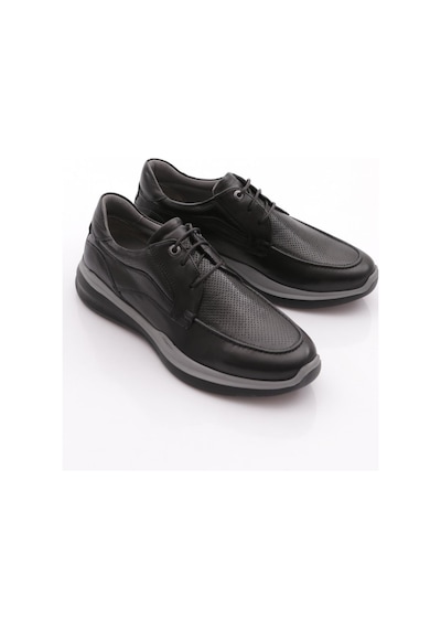 Dgn 5953 Erkek Bağcikli Sneakers Ayakkabi Siyah