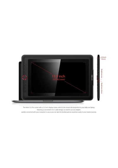 Xp Pen Artist 13.3 Pro 13.3 Ips Grafik Tablet Ve Stand