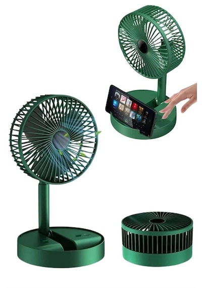 Katlanabilir Usb Şarjlı Masaüstü Soğutucu Mini Fan Telefon Tutucu Yeni Nesil