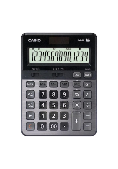 Casio Ds-3b Profesyonel 14 Hane Masa Üstü Hesap Makinesi Beyaz