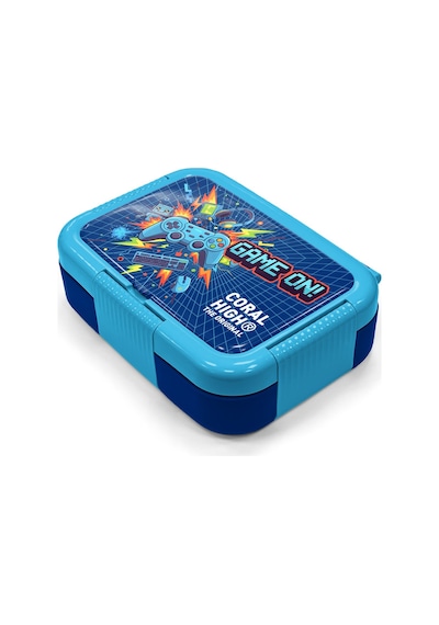 Coral High Kids Lacivert Game Desenli Paslanmaz Çelik Beslenme Kabı 39151 Lacivert