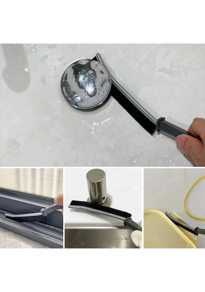 2li Çok Amaçlı Multi Ince Temizlik Fırçası Derz Arası Banyo Mutfak Lavabo Detay Temizleme Fırçası 4