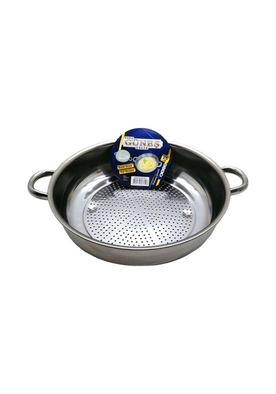 No-1 - 26cm Basık Süzek Metal Süzgeç 5047 Çok Renkli