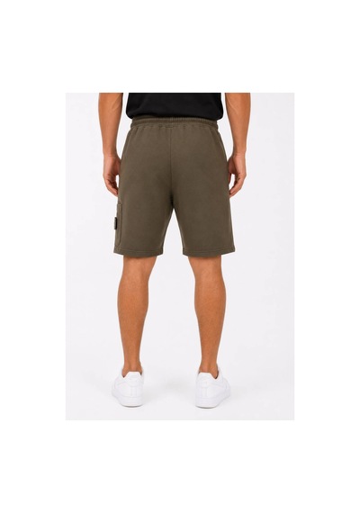 Hzr Wear Erkek Pamuklu Cepli Regular Fit Beli Bağcıklı Komando Cepli Şort Haki