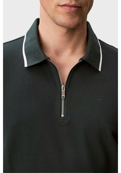 Calvin Klein Erkek Polo Lv04lf214g Pzm Petrol