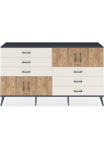 Arges Konsol 2 Raflı 6 Çekmeceli 4 Kapaklı 176x30x99 Antrasit-çam/aytaşı Atlas Çam/aytası - Antrasıt Arges Konsol 2 Raflı 6 Çekmeceli 4 Kapaklı 176x30x99 Antrasit-çam/aytaşı Atlas Çam/aytası - Antrasıt