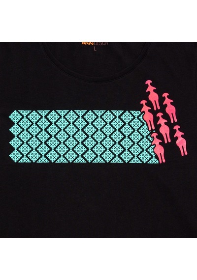 Biggdesign Ana Tanrıça Siyah Kadın T-Shirt