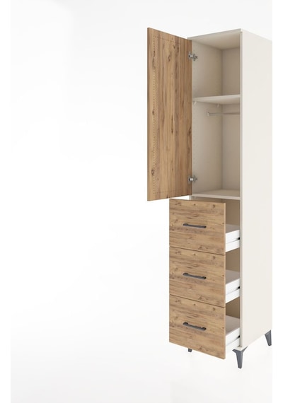 Hyperion Dolap 2 Raflı 3 Çekmeceli Tek Askılı 44x44x221 Aytaş... Aytaşı