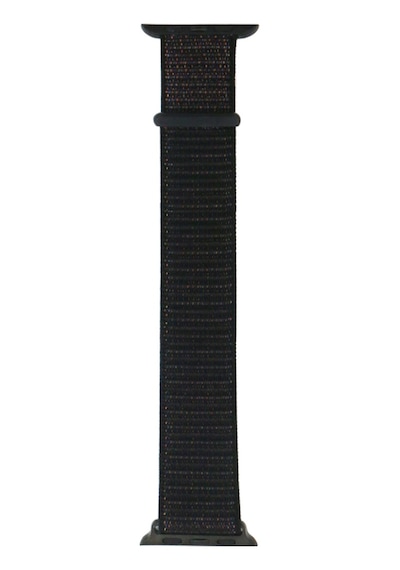 Watch 38mm Kordon Band-03 Serisi Hasır Strap Kayış-siyah Siyah