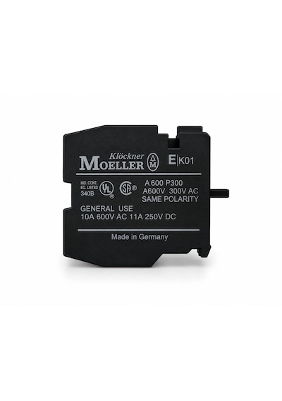 Eaton Moeller Ek01 1nk Kapalı Buton Kontak Bloğu 10a 600v