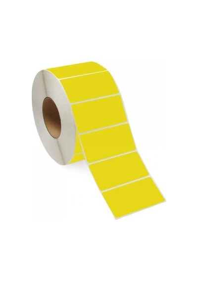 1. Sınıf 40x60 Termal Sarı Eczane Ilaç Tarif Etiketi 500 Lü Diğer