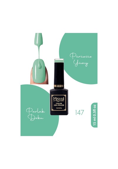 Misyul Uv Led Kalıcı Oje Nail Art 15 Ml 147