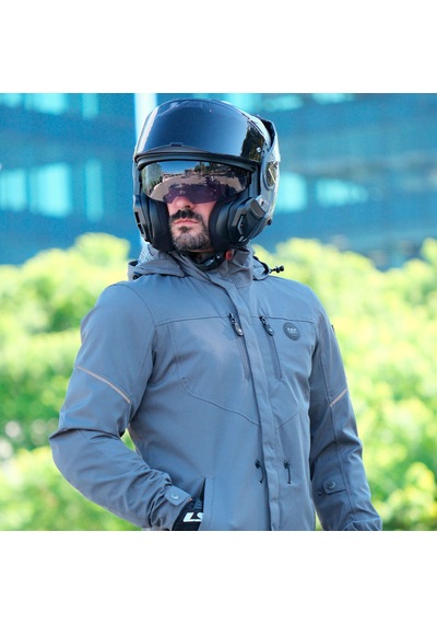 Ls2 Advant 2 Çene Açılır Kask Nardo Gri