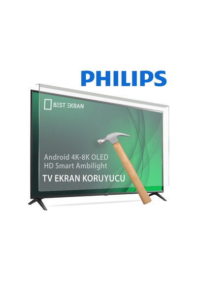 Philips 50pus8500 Tv Ekran Koruyucu - Philips 50" İnç 126cm 4k Uhd Dolby Atmos Titan Os Ambilight Qled