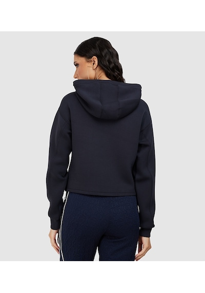 Guess New Alisa Kadın Aktif Scuba Kadın Sweatshirt V2yq08k7uw2 Lacivert