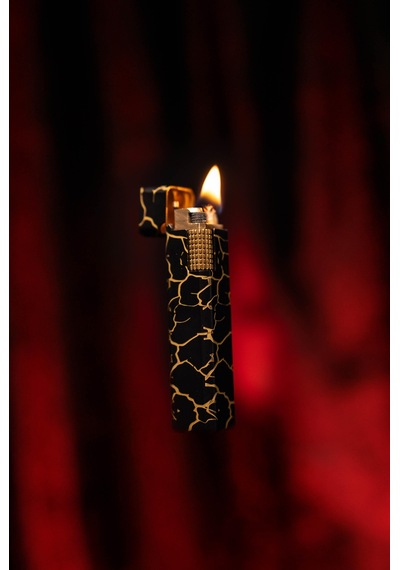 Caka Lighter Petra 5 Collection Black Benzinli Çakmak Ckl-050