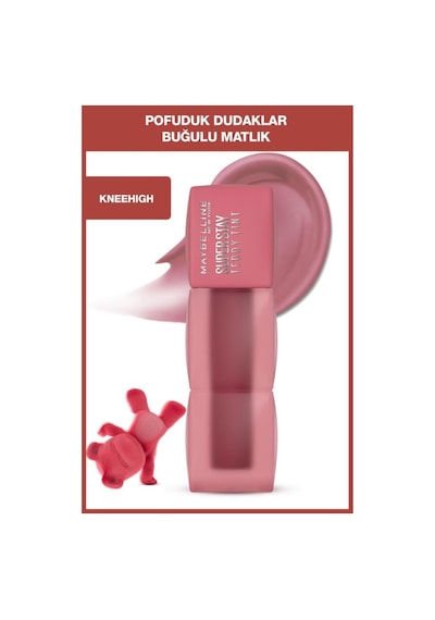 Maybelline Super Stay Teddy Tint Uzun Süre Kalıcı Likit Mat Tint 55 Knee High 555