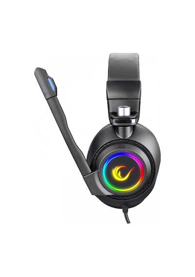 RAMPAGE RM-K20 AMAZE Siyah USB 7.1 Noice Can  elling Mic RGB Ledl