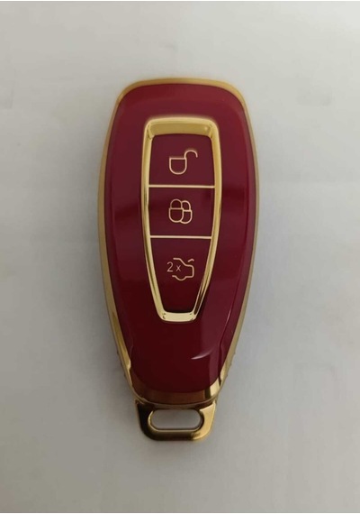 Gma Keys Ford Fiesta Kuga Mondeo Focus Bmax Cmax Smax Kuga Nano Anahtar Kılıfı Kırmızı Gold Altın Renk