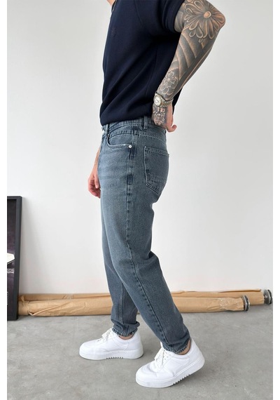 Antrasit Soft Degrade Boyfriend Pantolon Antrasit