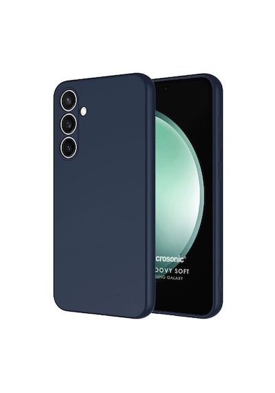 Microsonic Samsung Galaxy Uyumlu A56 Kılıf Groovy Soft Lacivert -