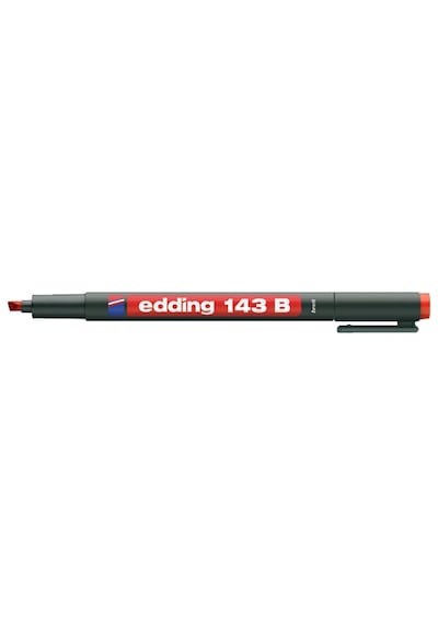Edding Asetat Kalemi Permanent B Seri 1-3 Mm Kırmızı 143 B Çok Renkli