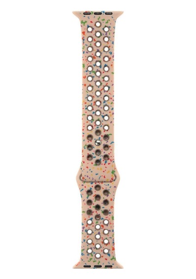 Apple Uyumlu  Watch 38mm Kordon Yeni Seri 2023 Krd-02 Strap Kayış - Krem