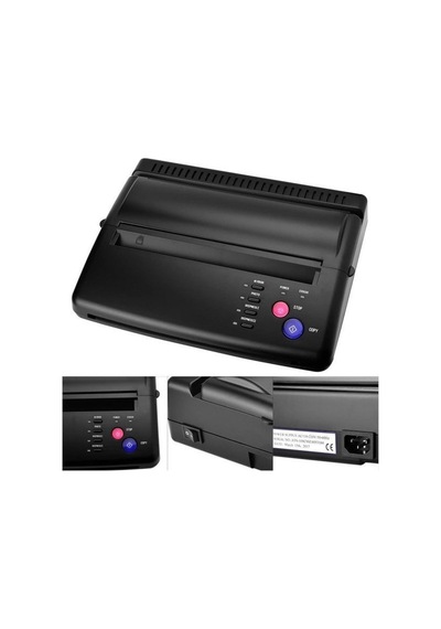 Thermal Copier Machine Prt1 Siyah Dövme Stencil Termal Yazıcı