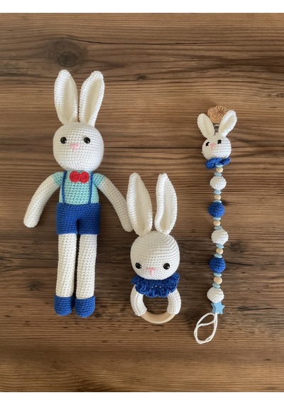 Amigurumi Erkek Tavşan Seti