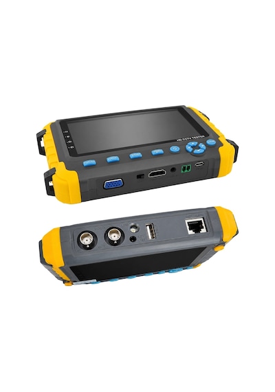Magbox Mg-13400 5.0" Hd Cctv Kamera Test Cihazı Ahd/tvı/cvı/cvbs, Ptz Kontrolü, Utp Kablo Ve Güç Çıkışlı