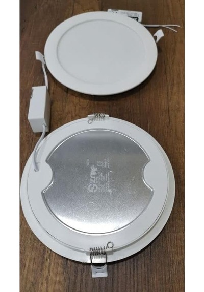 Msv Teknoloji 2 Li Kutu 9 Watt Slim Sıva Altı Yuvarlak Driverlı Led Panel Spot Yüksek Lümen 6500k Beyaz Işık Diğer