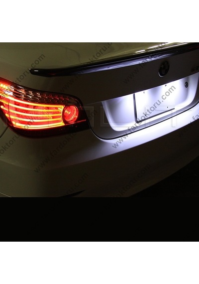 Fardoktoru Bmw E39 E46 E60 E90 X5 Beyaz Led Plaka Aydinlatma Seti