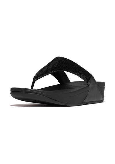 Roncato 090 All Black Terlik Kadın Diğer Jf3-090 /675 /b50 Fitflop Lulu Sequin Toe-post Siyah
