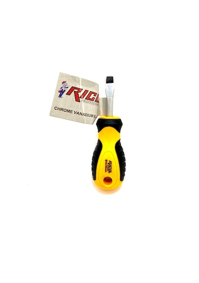 Rico Profesyonel Düz Uçlu Topaç Tornavida Mini 6 x 38 MM