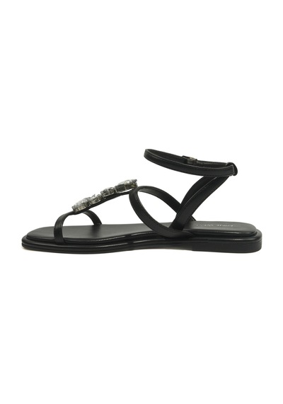 Nine West Ophelı 6fx Siyah Kadın Düz Sandalet 000000000102052482 Siyah