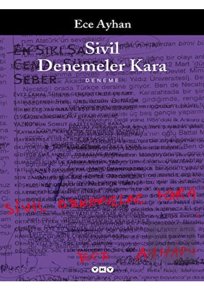 Sivil Denemeler Kara - Ece Ayhan - Yapı Kredi Yayınları