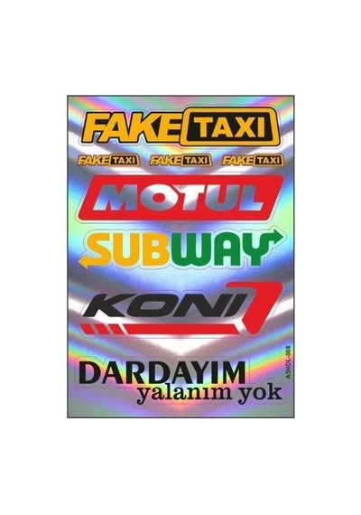 A5 Hologram Stikır Siyah