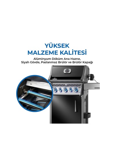 Rogue Pro S 425 Rsıb Gazlı Mangal Siyah