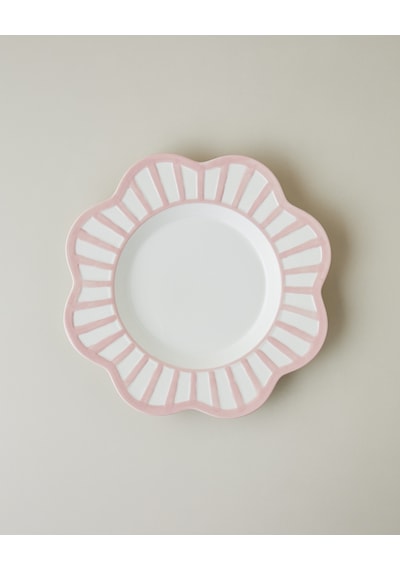 English Home Soft Cloud Stoneware Servis Tabağı 27,5 Cm Açık Pembe