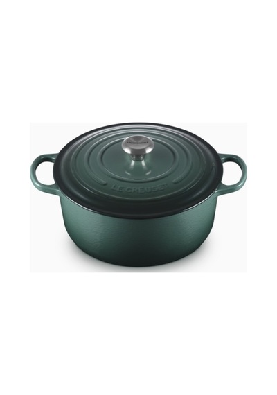 Le Creuset Yuvarlak Ikonik Lüks Döküm Tencere 28 Cm Koyu Yeşil