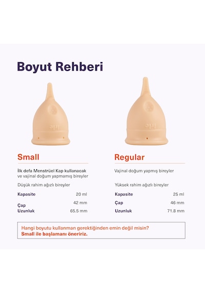 Irie Adet Kabı Menstrual Cup 2'li Paket [[Small + Small]]