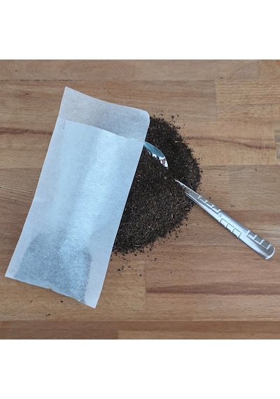 Çay Bitki Çayı Demleme Filtresi Boş Demlik Poşeti Galoşu Bonesi 8x17 Cm 1000 Adet Ev Otel Cafe Horeca