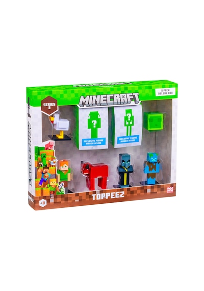 Minecraft 3d Toppeez 8'li Deluxe Figür Seti Seri 2 Model 2