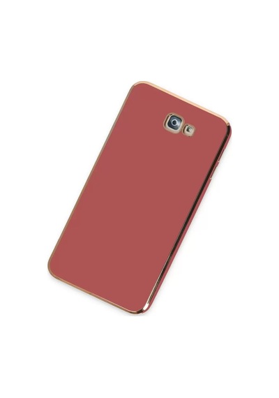 Newface Samsung Galaxy J7 Prime Kılıf Volet Silikon - Kırmızı