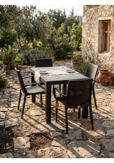 Mandella Kampanyalı Elit Rattan 70x120 Nirvana Koltuk Masa Takımı 4 Kişilik Kahverengi Kahverengi Mandella Kampanyalı Elit Rattan 70x120 Nirvana Koltuk Masa Takımı 4 Kişilik Kahverengi Kahverengi