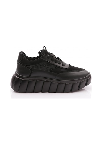 Dgn 506 Kadin Bağcikli Sneaker Ayakkabi 506-2239-R11318 Siyah