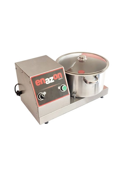 Büyük Boy Soğan Sebze Tarhana Doğrama Makinesi + 4 Bıçaklı 5 Kg 8 Litre