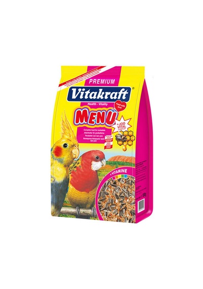 Vıtakraft - 748 - Menu Paraket Yemı 1000 Gr X - Spt-gld - 1 Adet